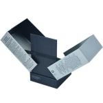 Vertical Unique Double Door Magnetic Closure Gift Box CMYK Paper Rigid Wine Gift