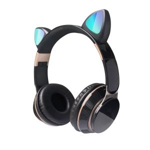 Wholesale Portable Wireless Stereo Headphone Bluetooth Cat Ear Earphones from china suppliers