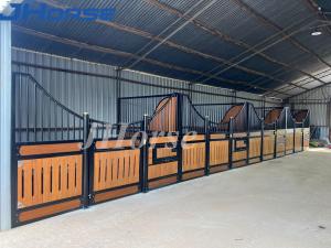 Wholesale Powder Coated Euro Horse Stalls Customizable Construction from china suppliers