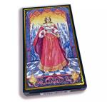 Customized Gold Foil 350gsm Coated Paper Tarot Cards 70x120mm With Tuck Box
