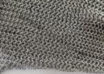 316 Stainless Steel Chainmail Ring Mesh Use Water Features , Shower Curtains