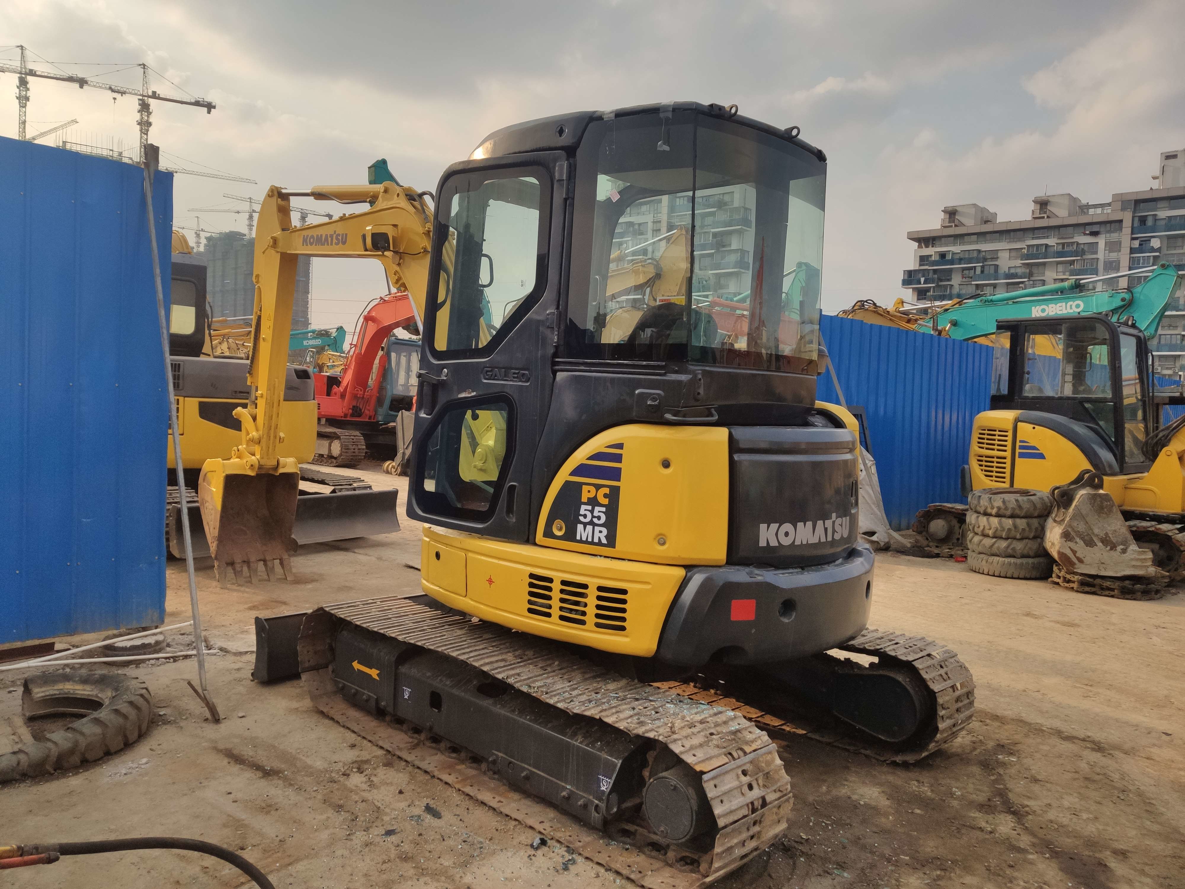 Used Komatsu Excavator PC55 Secondhand 5.5ton Small Type Mini Crawler Digger