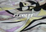 Geometry Recycled Polyester Spandex Fitness Leggings Washable Dry Easily