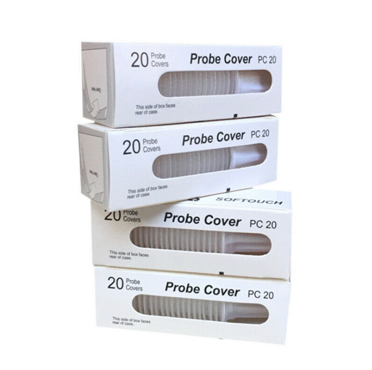 BPA Free Disposable Ear Thermometer Probe Covers Refill Caps Soft Top