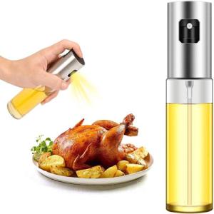 Wholesale Transparent 100ml Glass Olive Oil Spray Bottle Multifunction from china suppliers