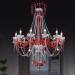 Updated Faceted crystal chandelier Hallyway Bedroom Lighting (WH-CY-146)