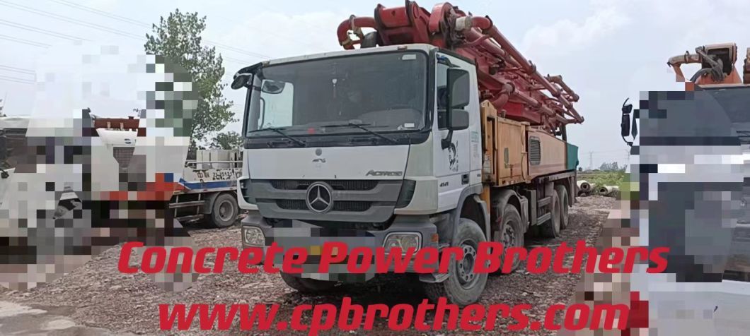 Cheap Putzmeister 56 Meter on Benz Chassis Concrete Pump Truck