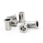Nickel Plated Stainless Steel Rivet Nut Flat Head Grade 8.8 For Heavy Duty