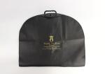 90GSM Dress Garment Bag With 5th Nylon Zipper , Customized Black Garment Bag