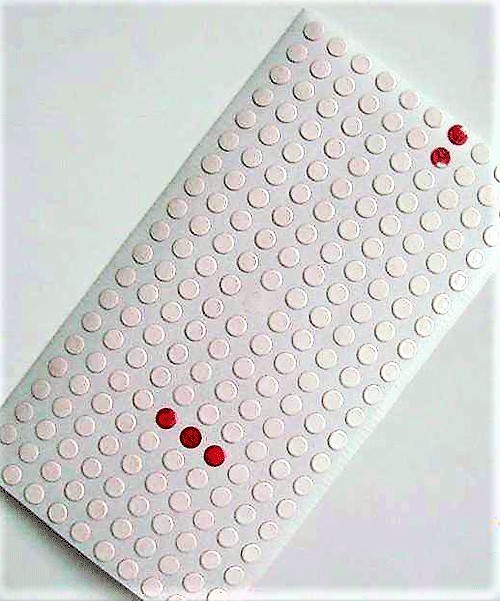 Electronic Products Water Sensitive Sticker , Security Checking Mobile Phone Stickers