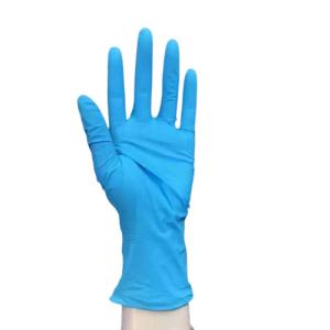Wholesale Hospital Disposable Exam Gloves Color Blue Nitrile Gloves Three Sizes from china suppliers