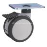 Buy cheap Customized 4" 80kg Plate Brake TPU Caster K5214-D931 Diameter 100mm from wholesalers