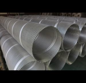Wholesale 10mm-1000mm Perforated Metal Cylinder , Customized Layer Perforated Stainless Tube from china suppliers