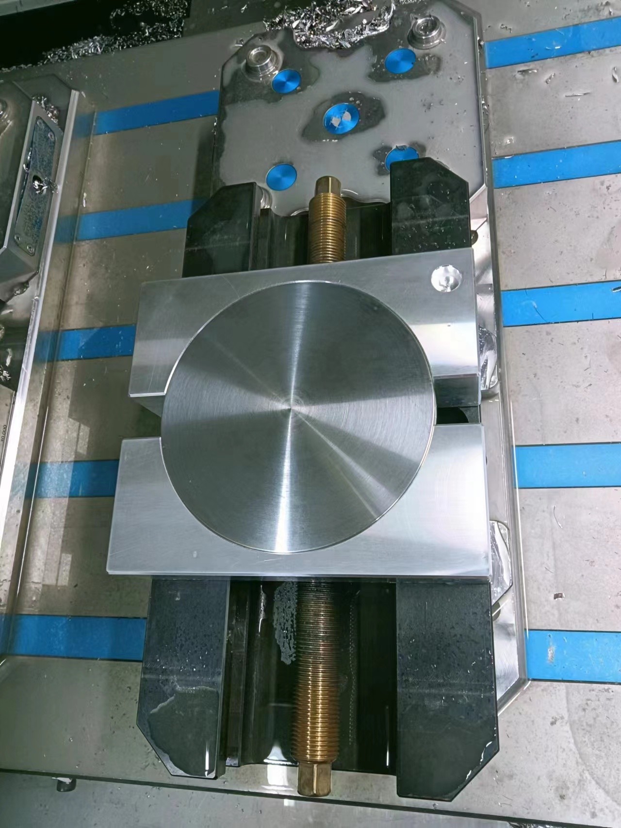 Quick Exchange Self Centring Vice Harded Steel For Circular Workpiece Calmping