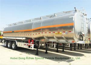 Wholesale 42m3 Aluminum Oil Tanker Semi Trailer 3Axles For Diesel ,Oil , Gasoline, Kerosene Transport 40Ton from china suppliers