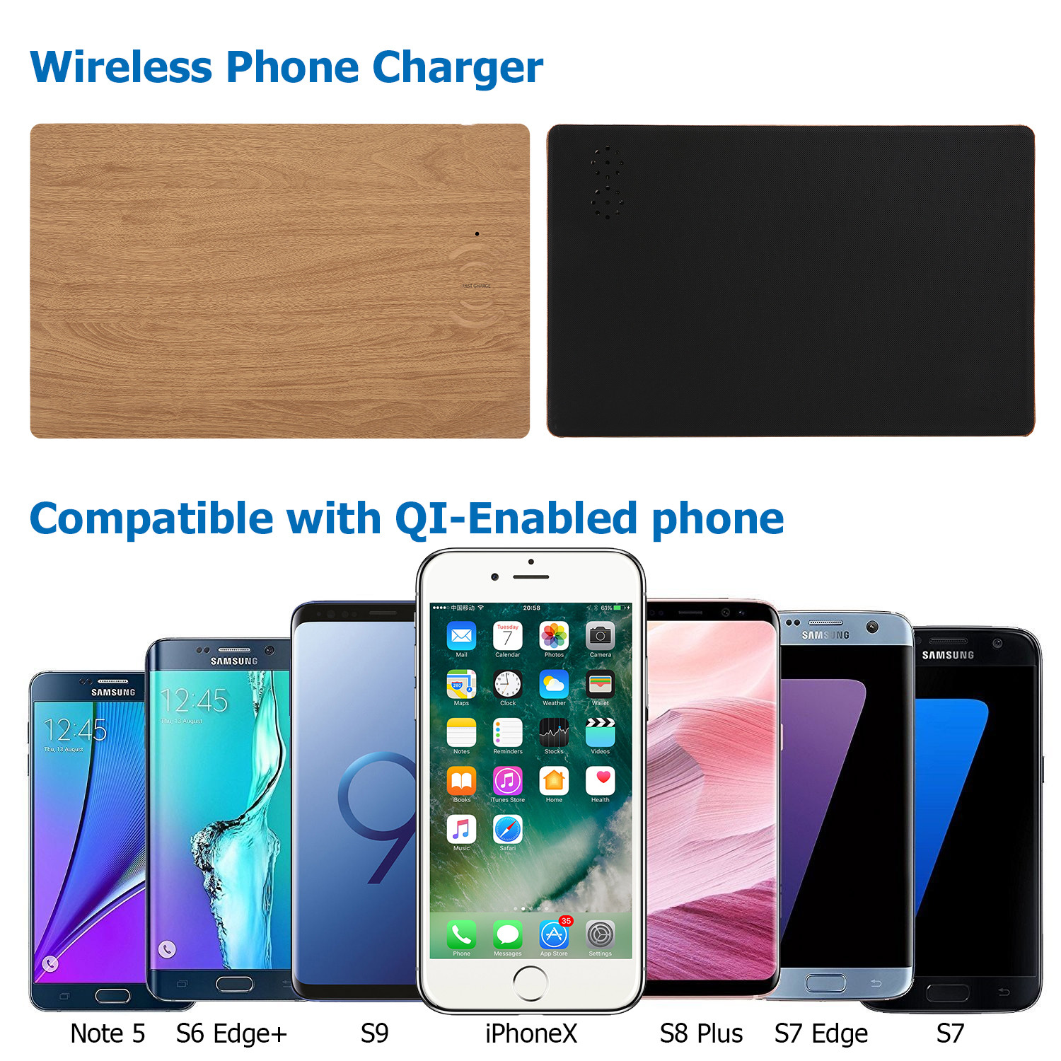 10W MOUSE PAD WIRELESS CHARGER 10w universal compatible Leather fast qi wireless charging charger mouse pad for iPhone