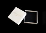 White Cardboard Gift Boxes Decorative , Present Boxes With Lids Tray Insert