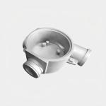 Powder Coated Silver Aluminium Die Casting Housing With Strong Corrosion