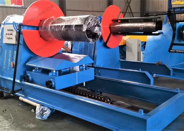 ISO9001 Automatic De Coiler 5000kgs Hydraulic Decoiler Sheet Metal