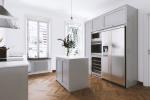 China Manufacturers Wholesale Factory Kitchen Cabinet Furniture Flat Door Type