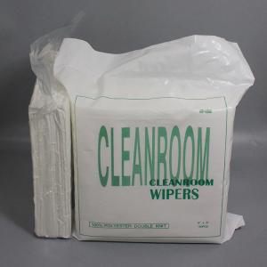 Wholesale 4x4 Cleanroom Polyester Wipes Polyester Laboratory Cleaning Wipes Dust Free from china suppliers