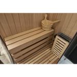 Dry Sauna Combined Wet Steam Room Wooden Sauna Cubicle With Shower Cabin