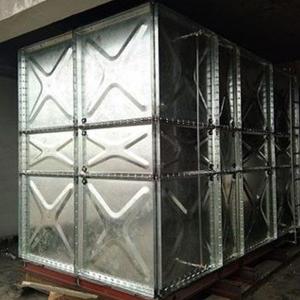 Wholesale Temporary Hdg Galvanized Steel Water Tank Durable For Hospital / Government from china suppliers