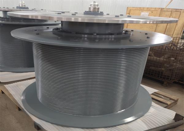 Variable Speed Heavy Duty Anti Corrosion Steel Cable Winch Drum