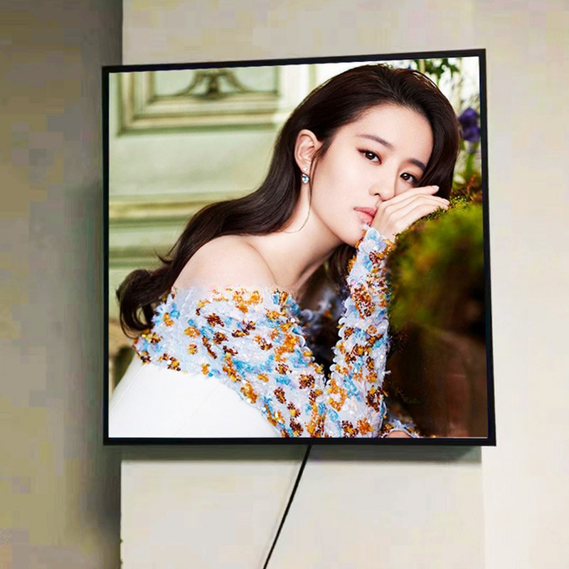 22" 33.2" inch 1:1 square display screen LED with WIFI network Android OS HDM1 input for advertising art gallery and NFT frame