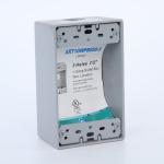 1/2" 3/4" Holes Waterproof Terminal Box Grey PVC Coated UL Listed