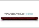Crocodile Skin iPad 2 Leather Hard Case - Red