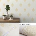 Modern Fashion 3D Brick Flower Plain PVC Waterproof Wallpaper Sticker for Home