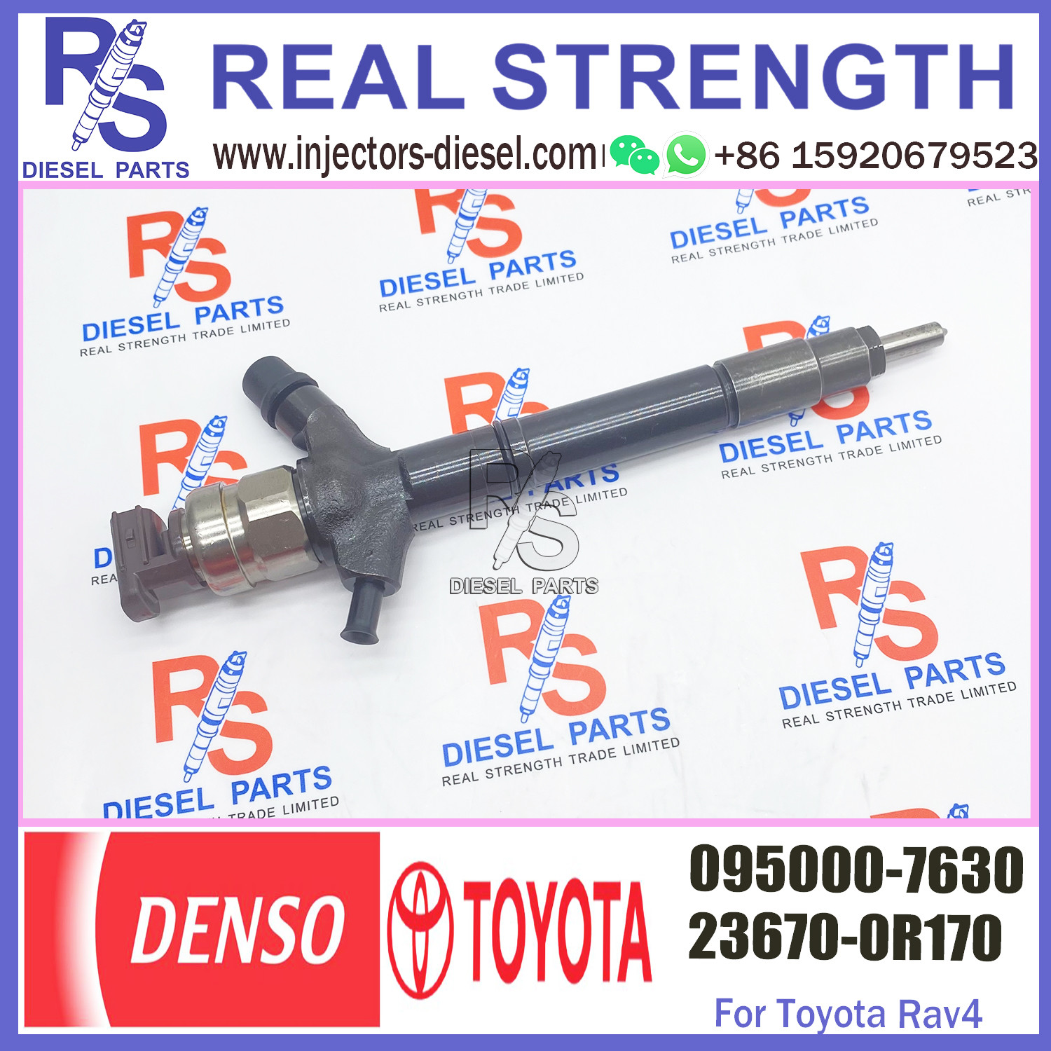 diesel fuel engine injector 095000-7630 23670-0R170 engine high pressure pump engine injection injector 095000-7630