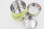 1.5L Hot sale stainless steel storage food container plastic insulated lunch box