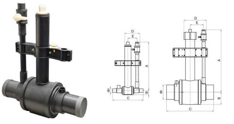 Single Discharge PE Ball Valve