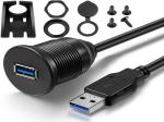 Green Compliant Car Audio Cable USB 3.0 Extension Cable Suitable For Marine
