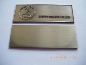 Wholesale Customed 2.0mm Laser Engraving / Photo Engraving engraved metal name plate from china suppliers