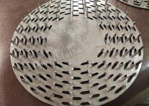 Wholesale 9&quot; Diameter Round Stainless Steel Nail Plates Easy To Press Timber 1.2m Thickness from china suppliers