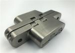 Anti Smoke Heavy Duty Hidden Hinges / Silver Rustproof Hidden Door Hinges