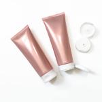 Flip Cap Screw Lid Pink Empty Plastic Lotion Squeeze Tubes 200g