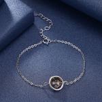 9.45in 0.08oz Sterling Silver Slider Bracelets Lead Free 925 Sterling Silver