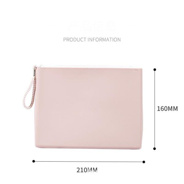 Waterproof Customized Color Silicone Makeup Bag for Cosmetic Customized and Durable