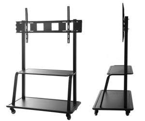 Wholesale TV Mobile Bracket Conference Room LCD Monitor Lift Floor Large Screen Display Bracket Cart from china suppliers