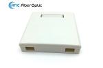 2 Port Fiber Optic Termination Boxes SC Simplex SM MM FTTH Fiber Optic Wall