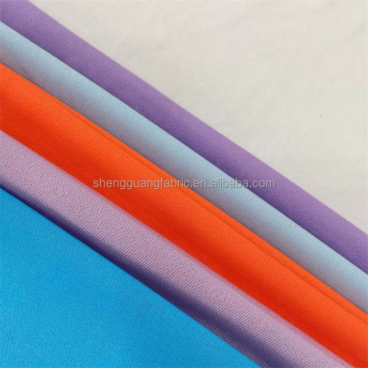 Wholesale shoe fabric material knit fabric flame retardant stretch 100% polyester fabric
