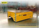 Cement Floor Motorized Transfer Trolley / Electric Transfer Cart 1435 Mm Rail