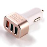 Quick Charge 3.0 42W USB 3 Ports Cell Phone Car Charger