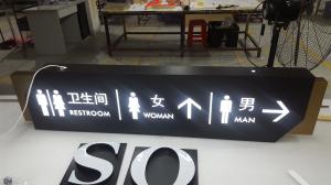Wholesale Wall Mounted LED Light Boxes 10000K 2500*250*80mm For Advertising from china suppliers