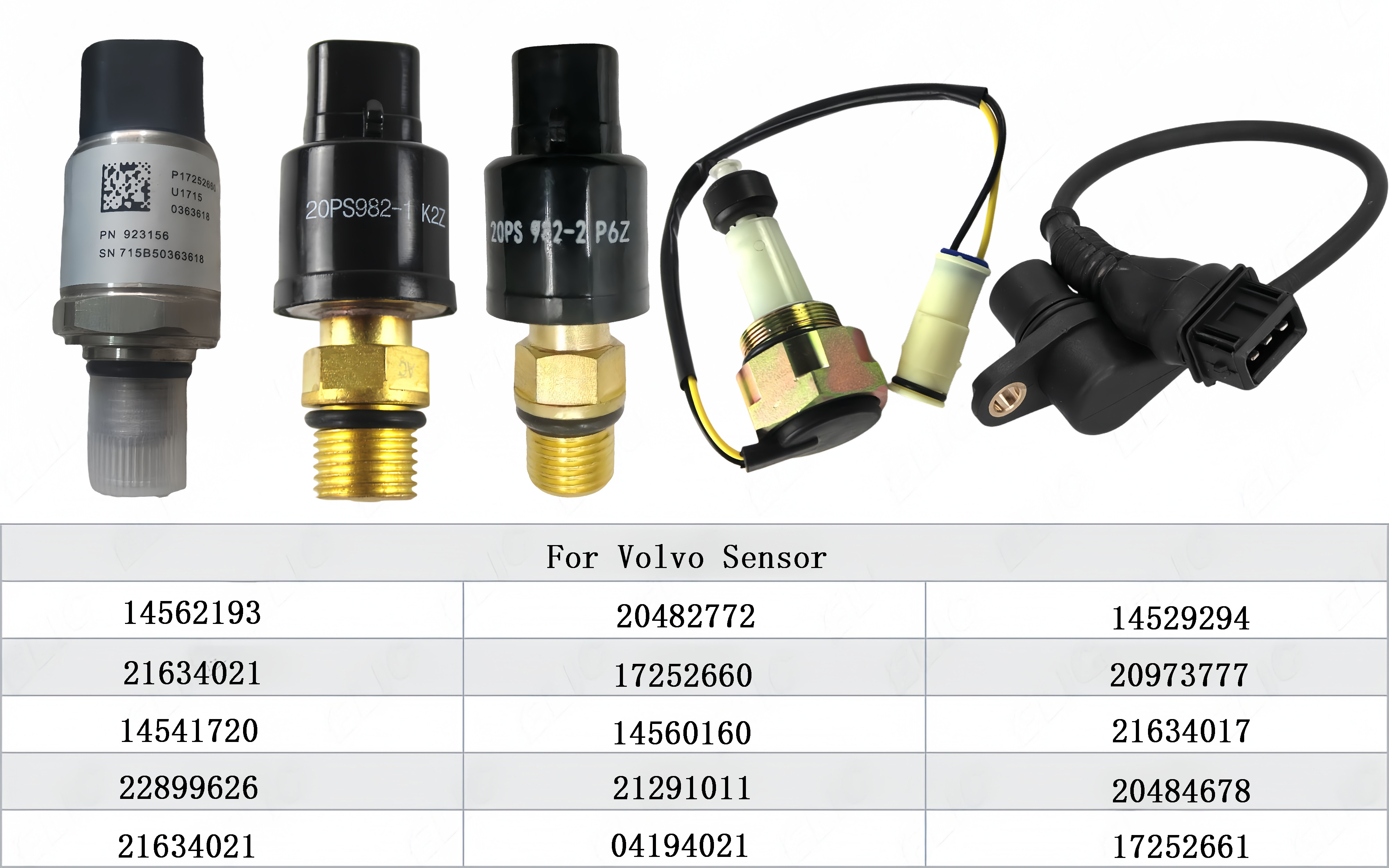 Excavator Parts Speed Sensor 196-7973 125-2966 for CAT E320B E312B E320C E315C 930K Revolution Sensor
