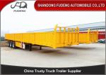 1.5mm Steel Plate Livestock Semi Trailers / 40 Tons Stake Bed Trailer